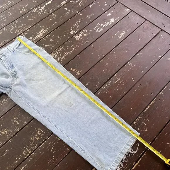 (34x30) Vintage 90s JNCO Jeans Smokestacks Pipes Wide Leg Baggy Skater Rave - Picture 7 of 8